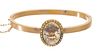 Victorian 9kt Rose Gold Mourning Bracelet, H 2.3'' W 2.3'' 10g