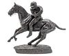 Thomas HOLLAND, Sculpture, Jockey On Horseback  1968, H 17'' L 20''
