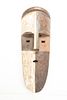 Pulley, Bali Carved Wood Polychrome Mask, H 28", W 20"