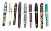 Miscellaneous Fountain Pens, 9 pcs