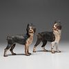 Boston Terrier Cast Iron Doorstops