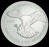 2014 Canada $5 Peregrine Falcon 1 ozt .9999 Silver