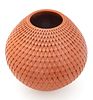 Michael Wisner (American) Art Pottery Vase C. 2006, H 8.5'' Dia. 8.5''