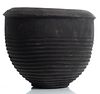 African Ceramic Pot, H 11'' Dia. 13.5''