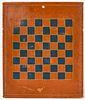 Red and Black Checker Board