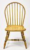 Yellow Bow Back Windsor Chair