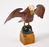 Wooden Carved & Painted Eagle