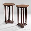Pair of Side Tables Design Attributed to Josef Hoffman