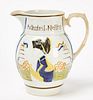 Large Prattware Pitcher with Nelson and Berry