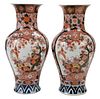 Pair of Porcelain Vases in the Imari Palette