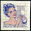 Roy Lichtenstein 'Donna In The Tub' 1986, Limited Edition Litograph