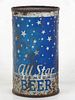 1936 All Star Premium Beer 12oz OI-15 12oz Opening Instruction Can Chicago Illinois