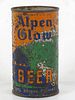 1936 Alpen Glow Beer 12oz OI-22 12oz Opening Instruction Can San Francisco California