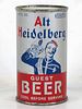 1936 Alt Heidelberg Guest Beer 12oz OI-25 12oz Opening Instruction Can Tacoma Washington