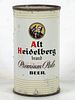 1939 Alt Heidelberg Premium Pale Beer 12oz OI-30 12oz Opening Instruction Can Tacoma Washington