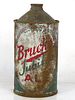 1943 Bruck's Jubilee Ale Quart Cone Top Can 204-05 Cincinnati Ohio