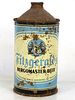 1937 Fitzgerald's Burgomaster Beer Quart Cone Top Can 209-14 Troy New York