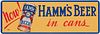 2000 Hamm's Beer Reproduction Aluminum Sign Saint Paul Minnesota