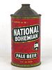 1947 National Bohemian Pale Beer Quart Cone Top Can 215-05 Baltimore Maryland