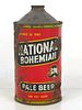 1950 National Bohemian Pale Beer Quart Cone Top Can 215-06 Baltimore Maryland