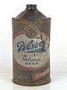 1947 Pilser's Pilsener Beer Quart Cone Top Can Unpictured New York New York