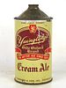 1937 Yuengling's Old Oxford Cream Ale Quart Cone Top Can 221-03 Pottsville Pennsylvania