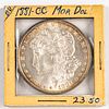 1881-CC Morgan silver dollar