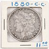 1880-CC Morgan silver dollar