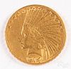 1914 Indian head ten dollar gold coin