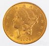 1904 Liberty Head twenty dollar gold coin