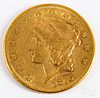 1876-S Liberty Head twenty dollar gold coin