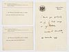 Winston Churchill hand written and signed letter