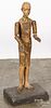 Carved articulated figure or artist's model