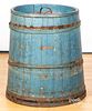 Painted staved barrel, 19th c.