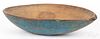 Painted oblong dough bowl, 19th c.