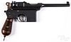 Astra model 900 broomhandle semi-automatic pistol