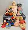 Collection of dolls and teddy bears,