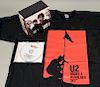 U2 - First 3 albums remastered in presentation box with promo sampler CDs, 'Under A Blood Red Skyﾒ remastered CD & a T-shir