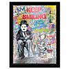 Mr. Brainwash, "Day Dreaming" Framed Mixed Media Original, Hand Signed with Certificate of Authenticity.
