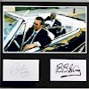 Eric Clapton & B.B. King - A photographic image of the pair mounted together with two signatures, Eric Clapton in black biro 