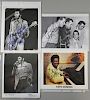 Rock 'n' Roll - A collection of four signed stills of rock & roll artists, including; Chuck Berry, Jerry Lee Lewis, Fats Domi