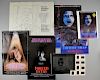 Collection of Horror & Sexploitation material from 1975-81 including The Tourist Trap artwork rough, two campaign books, flye