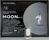 Moon (2009) - British Quad film poster, signed by Duncan Jones (Director), framed & glazed, 30 x 40 inches & a crew VFX Model