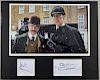 Television Memorabilia: BBC Sherlock - Benedict Cumberbatch and Martin Freeman, double mounted signed display, 16 x 20 inches