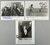 Willow (1988) Three promotional stills signed by stars of the movie, including; Warwick Davis & Val Kilmer (both signatures t