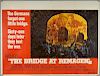 The Bridge at Remagen (1969) British Quad film poster, starring George Segal & Robert Vaughn, United Artists, folded, 30 x 40