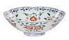 Chinese Doucai Glazed Porcelain Bowl
