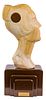 Bob Brower (American, 1927-2022) 'Visage de Femme' Carved Stone Bust