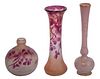 Daum and Legras Glass Vase Assortment