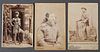 (3) Mountain Man Cabinet Cards
